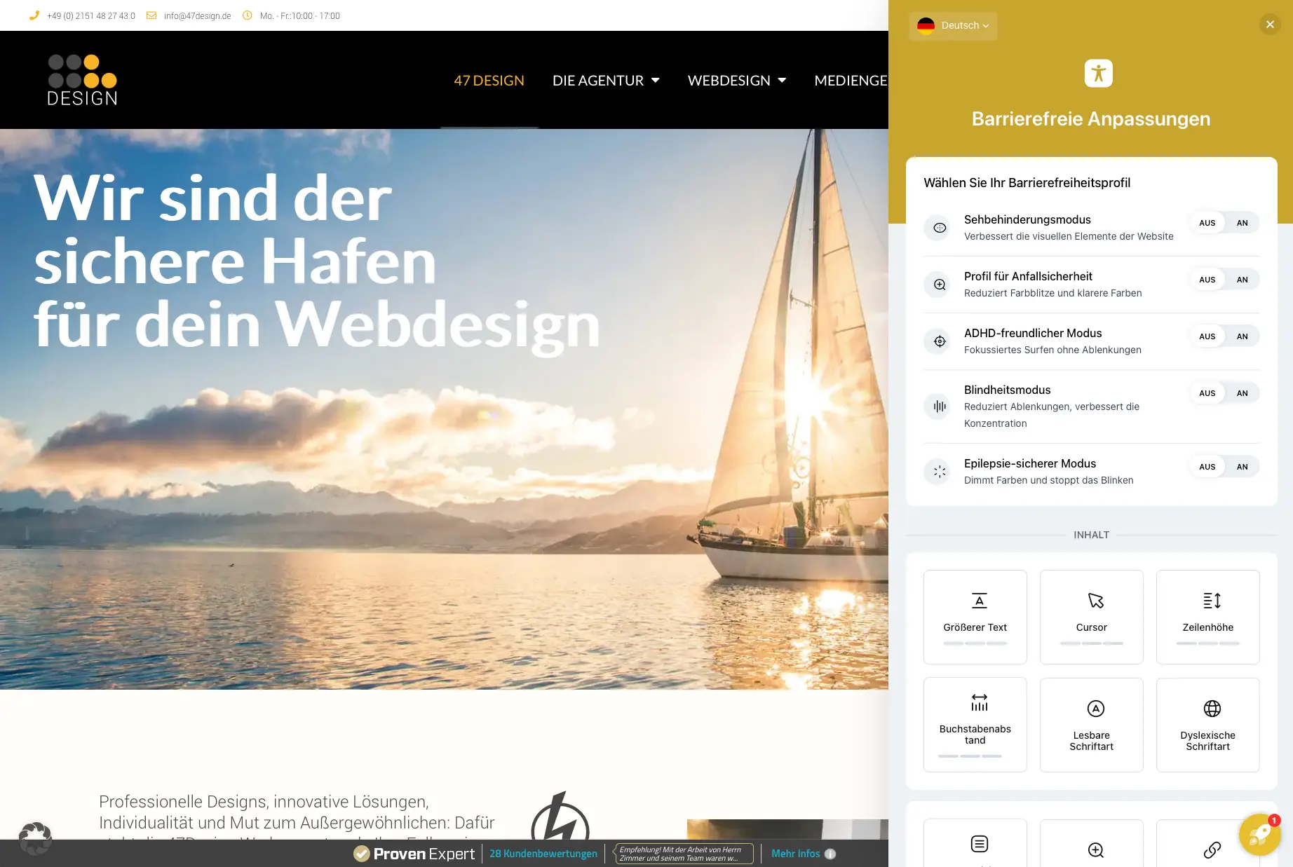 Barrierefreies Webdesign